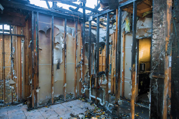 Professional Fire Damage Repair technician working in North Plainfield, NJ